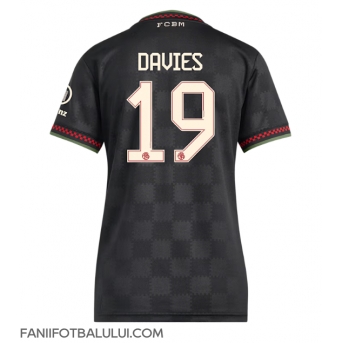 Bayern Munich Alphonso Davies #19 Tricou Fotbal Replică 2025-26 Femei Treilea
